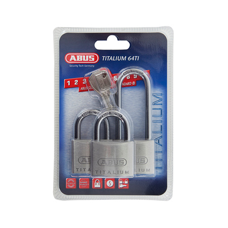   ABUS 727TI/40 X2+40 HB63 TRIPLES Blister   